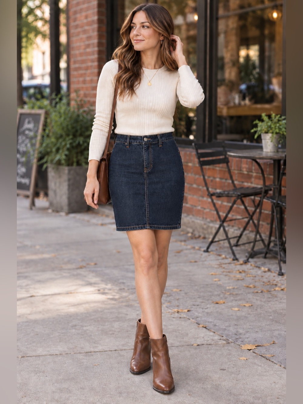 Gap Jeans Dark Wash Denim Pencil Skirt Size 10